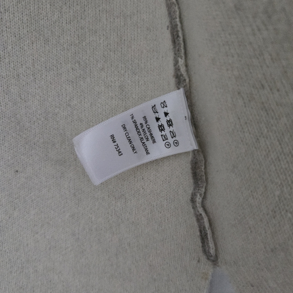 Max Studio Luxury Cashmere Double Face Open Front Long Cardigan Sweater Jacket M - Picture 3 of 8